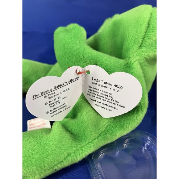 Ty Beanie Babies Frog Bundle (2pcs) Legs And Smoochy - Picture 7 of 13